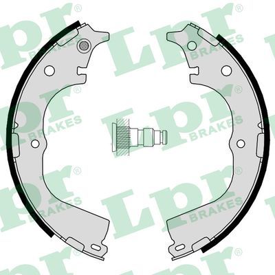 LPR 06950 Brake shoe set