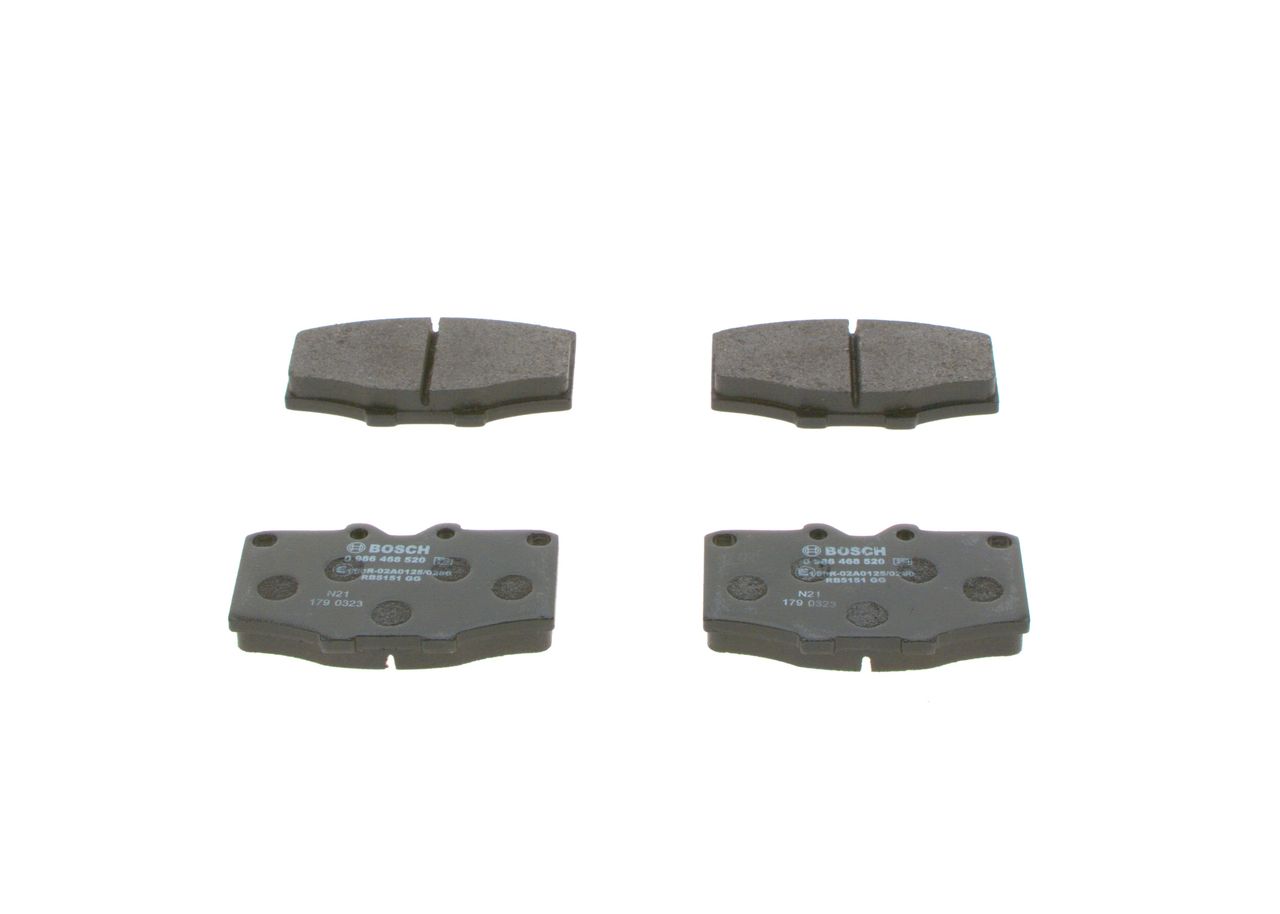 BOSCH 0 986 468 520 Brake pad set, disc brake