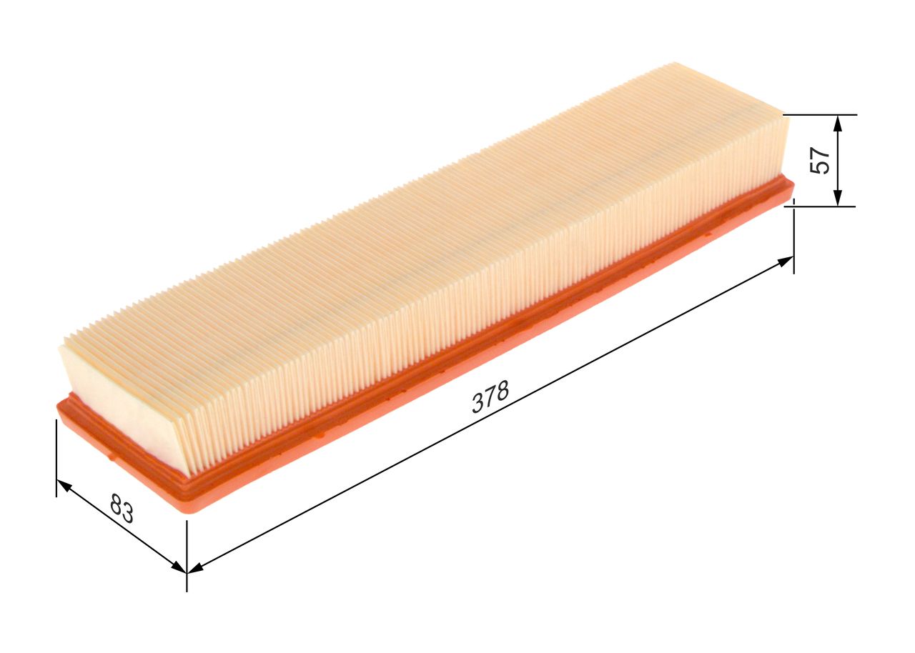 BOSCH 1 457 433 163 Oro filtras