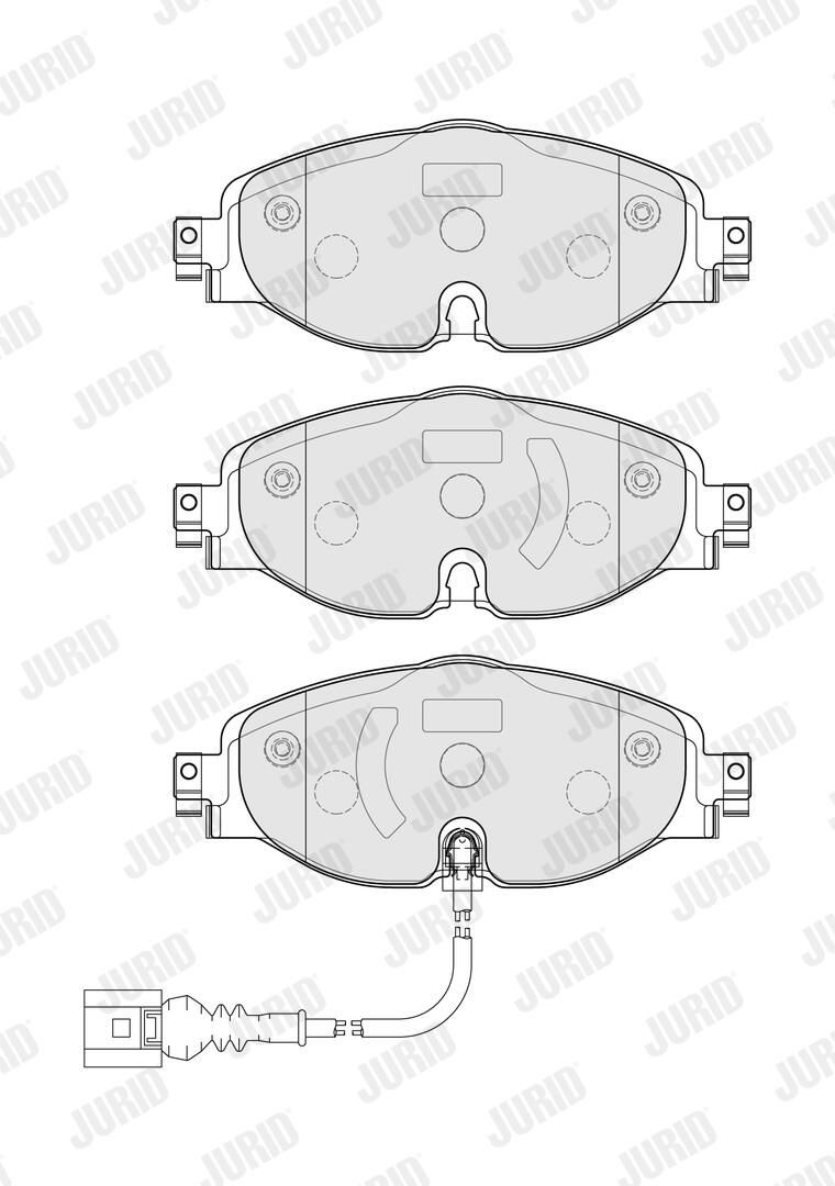 Brake Pad Set, disc brake-1