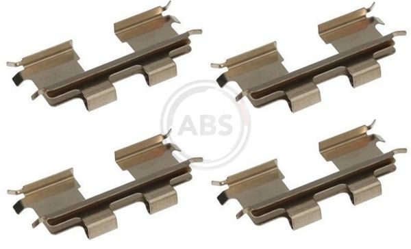 A.B.S. 1667Q Priedų komplektas, diskinių stabdžių trinkelės