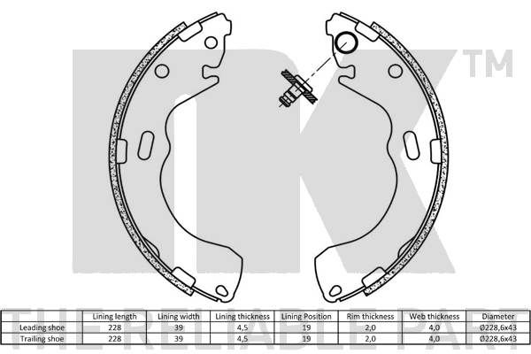 Brake Shoe Set-1