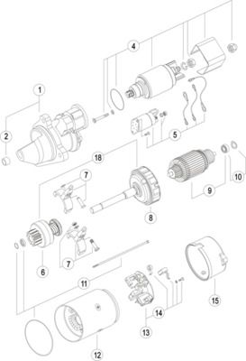 MAHLE MS 294 Starter