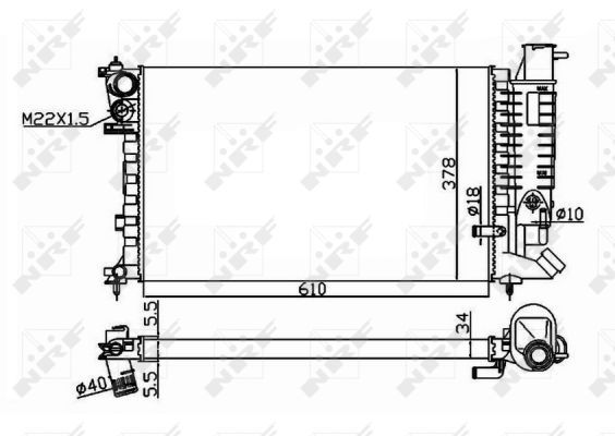 Radiator, engine cooling-4