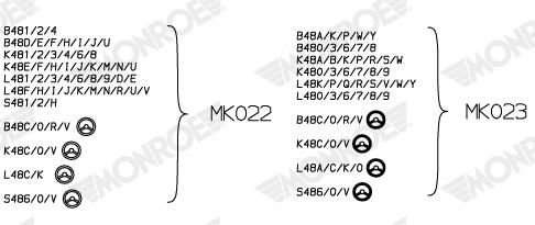 Repair Kit, suspension strut support mount-2