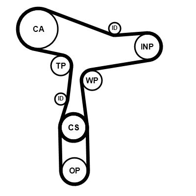 Water Pump & Timing Belt Kit-1