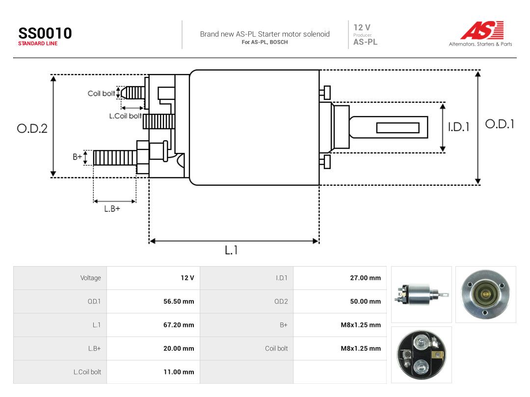 Solenoid Switch, starter-3