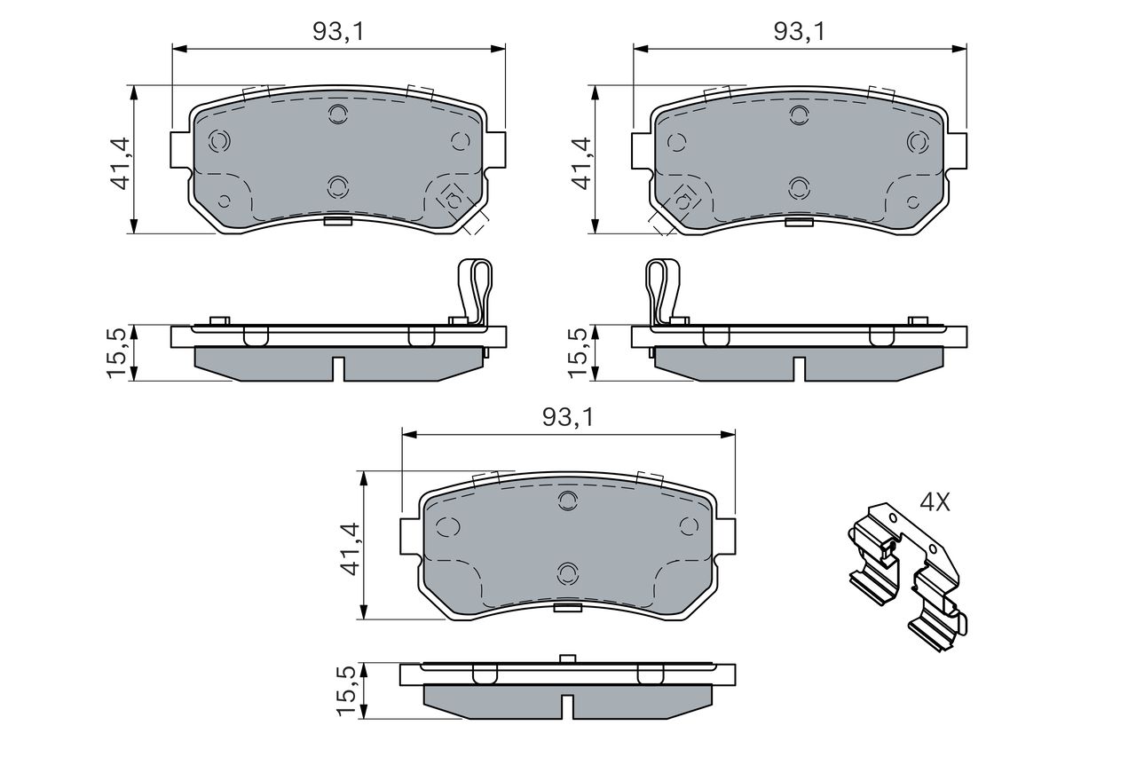 Brake Pad Set, disc brake-6