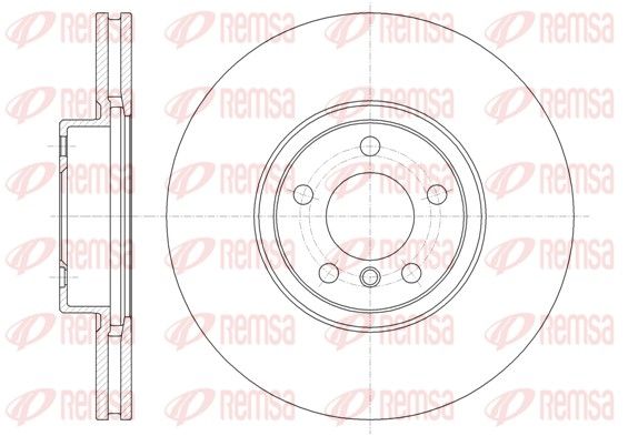 REMSA 61335.10 Brake disc