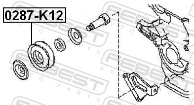 Tensioner Pulley, V-ribbed belt-1