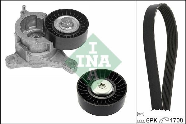 SCHAEFFLER INA 529 0184 10 V-ribbed belt set