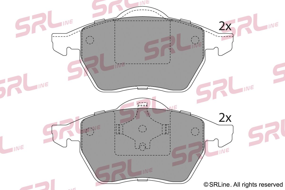 SRLINE S70-0035 Brake pad set, disc brake