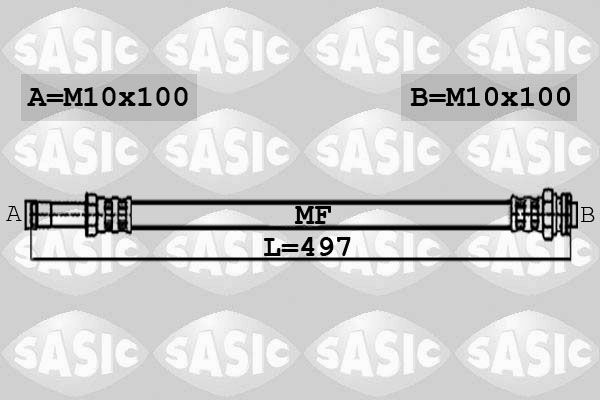 SASIC 6606014 Brake hose