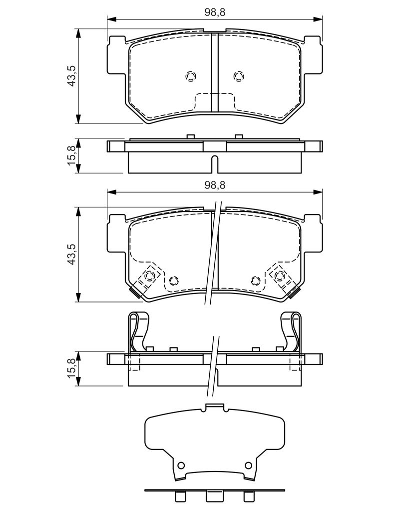 Brake Pad Set, disc brake-4