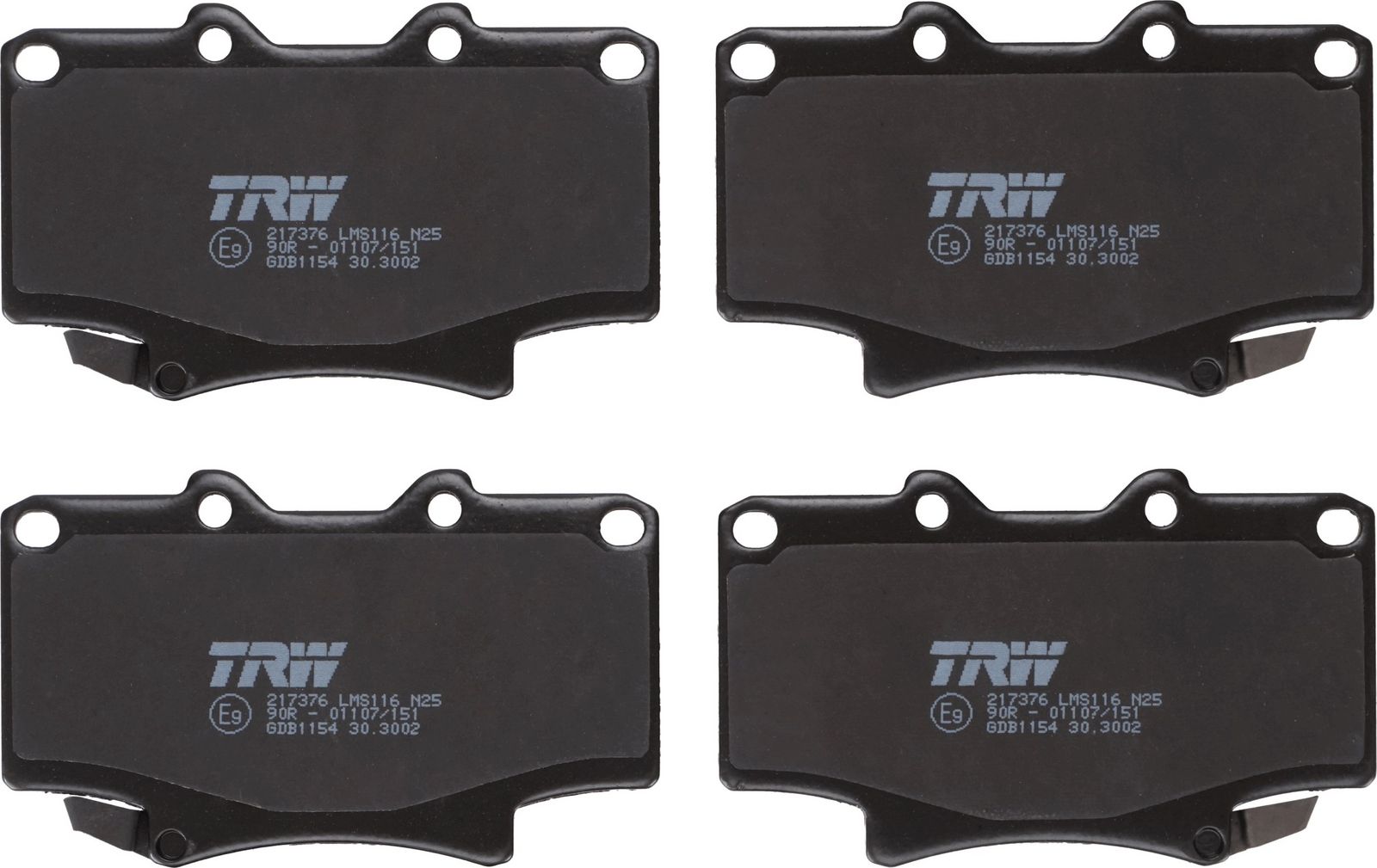TRW GDB1154 Brake pad set, disc brake