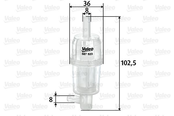 VALEO 587523 Fuel filter