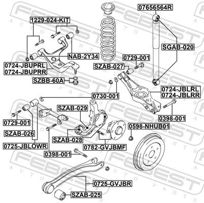 Control/Trailing Arm, wheel suspension-1