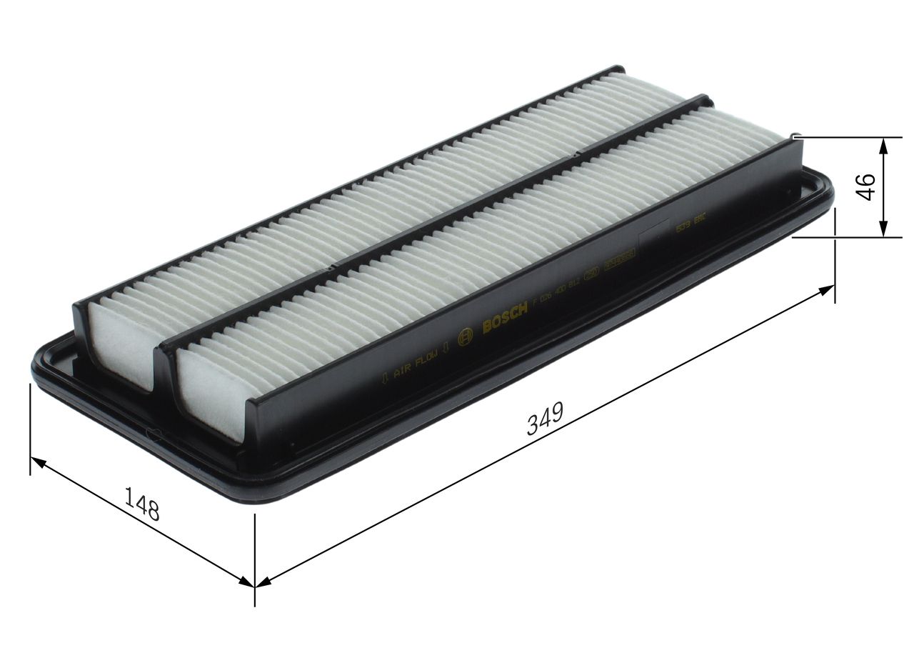 BOSCH F 026 400 812 Air filter