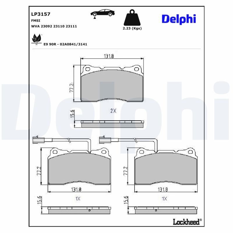 Brake Pad Set, disc brake-3