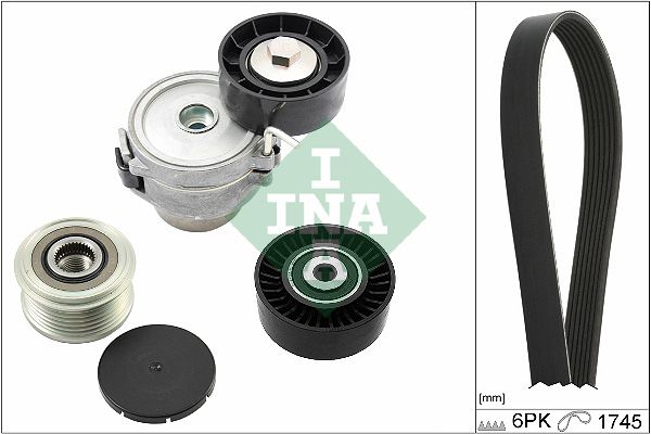 SCHAEFFLER INA 529 0518 20 V-ribbed belt set