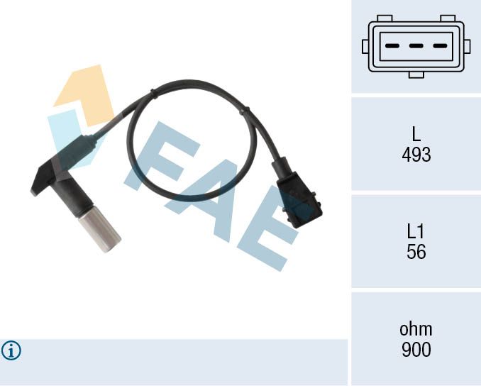 Sensor, crankshaft pulse