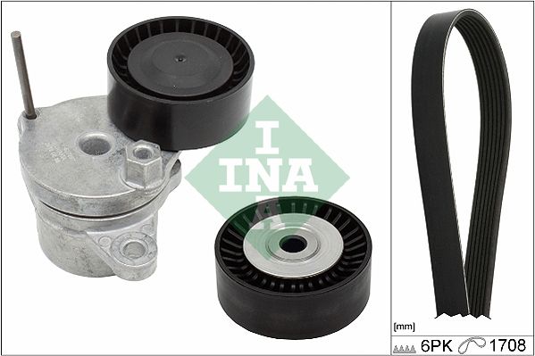 SCHAEFFLER INA 529 0310 10 V-ribbed belt set