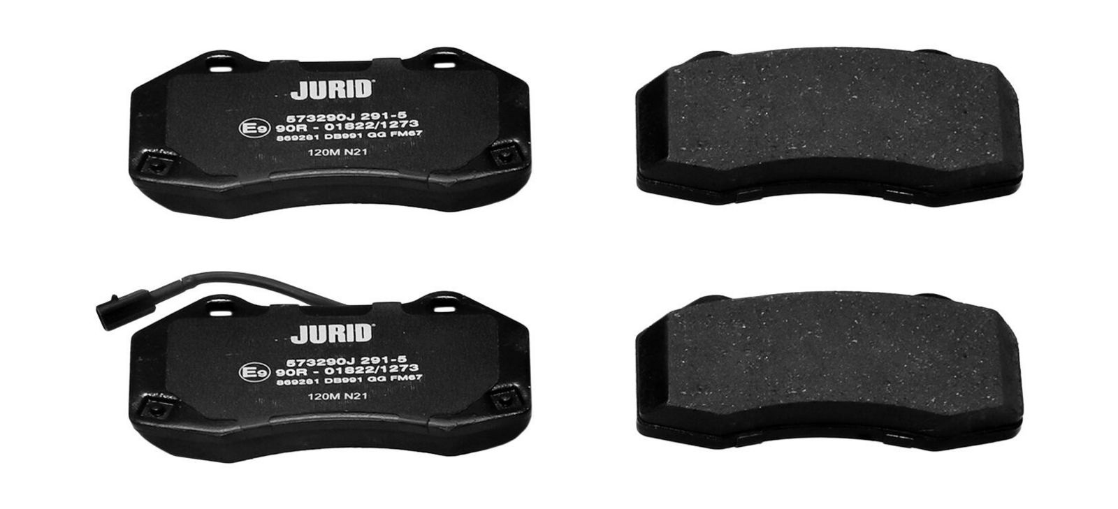 JURID 573290J Brake pad set, disc brake