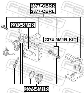 Piston, brake caliper-1