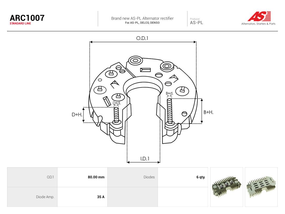 Rectifier, alternator-2