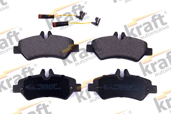 KRAFT AUTOMOTIVE 6011093 Brake pad set, disc brake