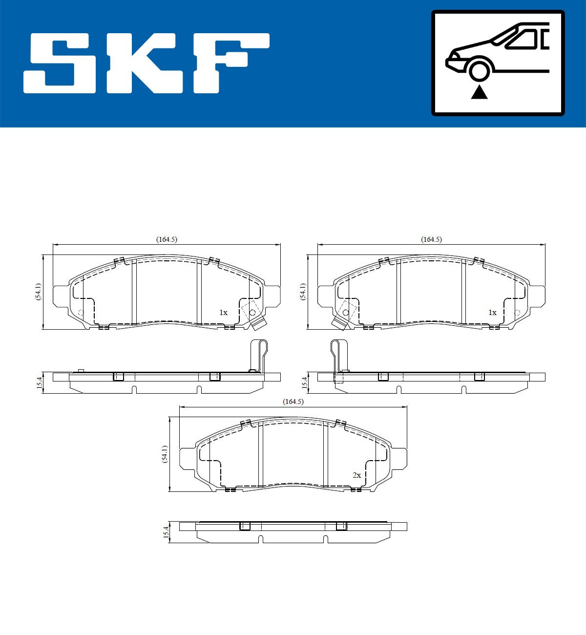 Brake Pad Set, disc brake-1