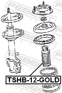 Dust Protection Kit, shock absorber-1
