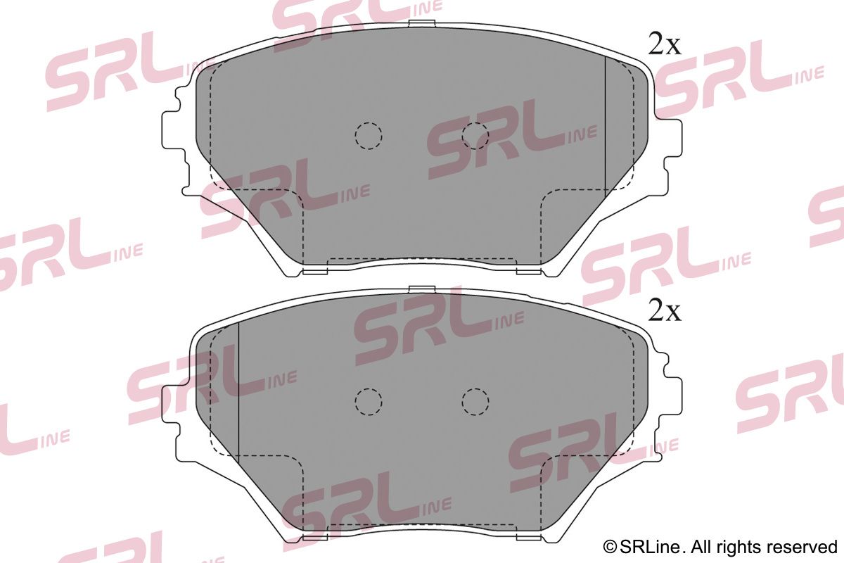 SRLINE S70-0311 Brake pad set, disc brake