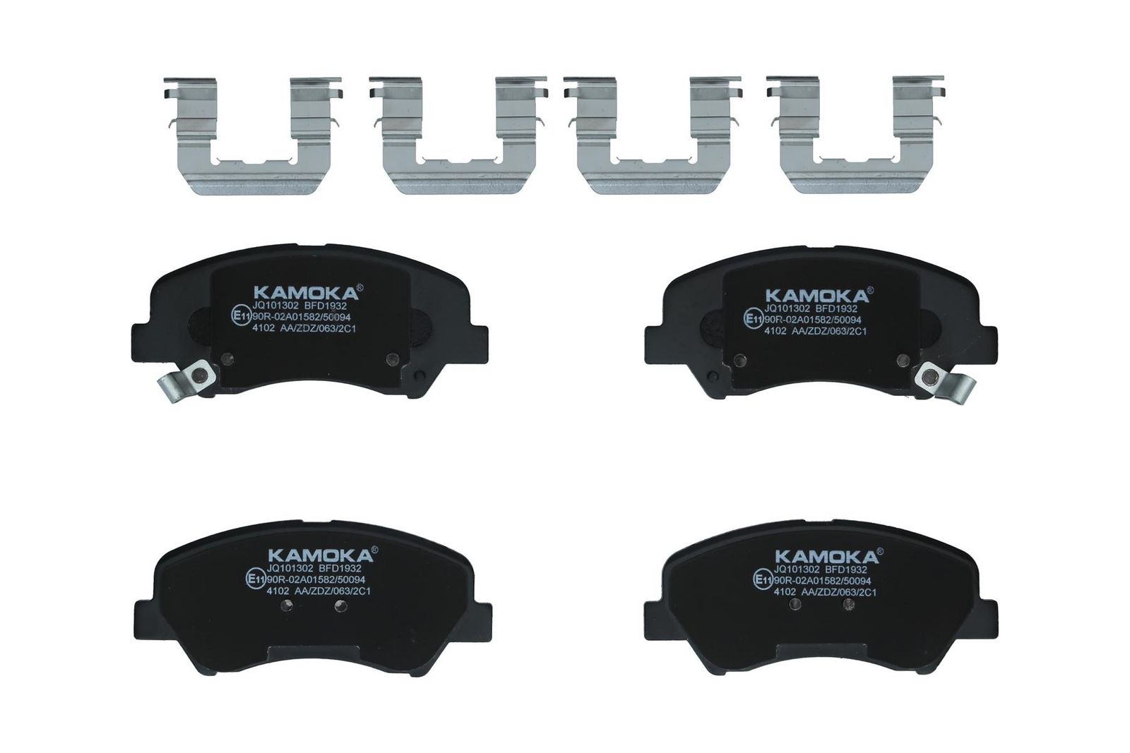 KAMOKA JQ101302 Brake pad set, disc brake
