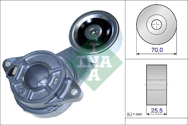 SCHAEFFLER INA 534 0458 10 Belt tensioner, v-ribbed belt