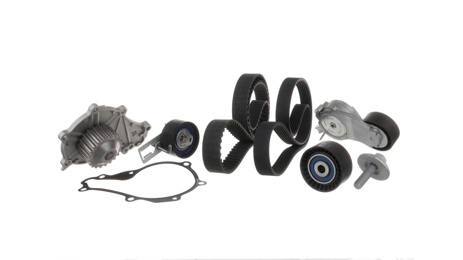 SKF VKMC 13011 Water pump + timing/v-ribbed belt set