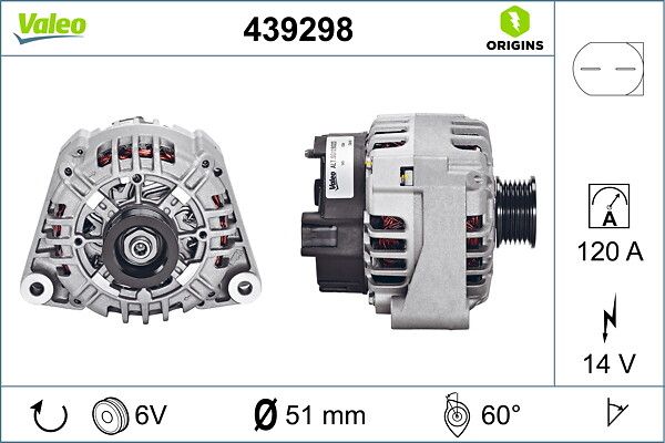 VALEO 439298 Alternator