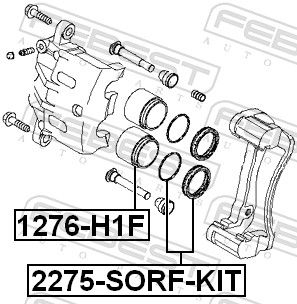 Piston, brake caliper-1