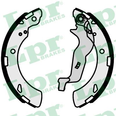 LPR 01091 Brake shoe set