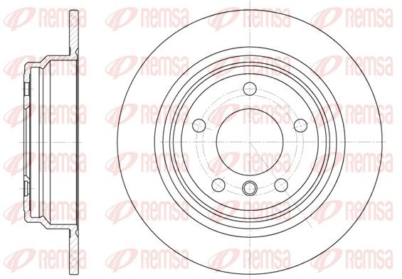 REMSA 6554.00 Brake disc