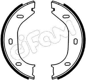 CIFAM 153-011 Brake shoe set, parking brake