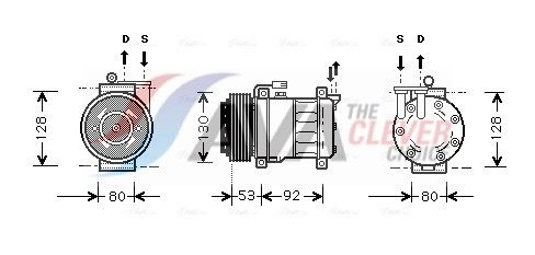 AVA CLEVER CHOICE ALAK009 Compressor, air conditioning