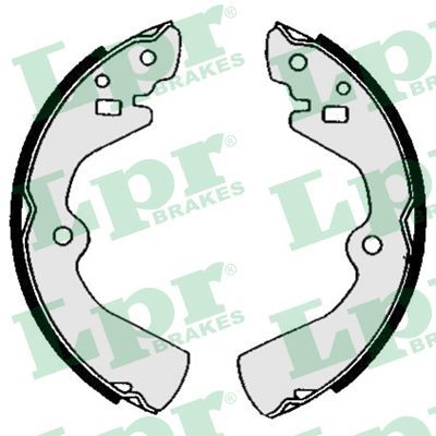 LPR 05480 Brake shoe set