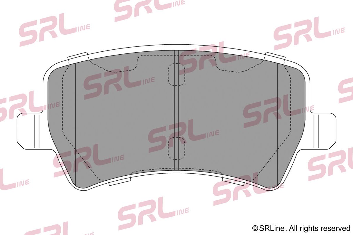 SRLINE S70-1439 Brake pad set, disc brake