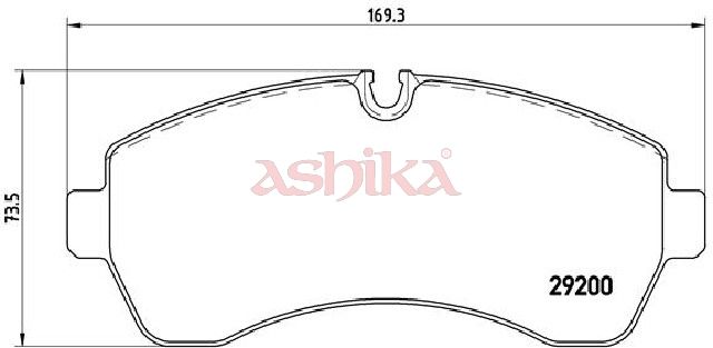 Brake Pad Set, disc brake-1