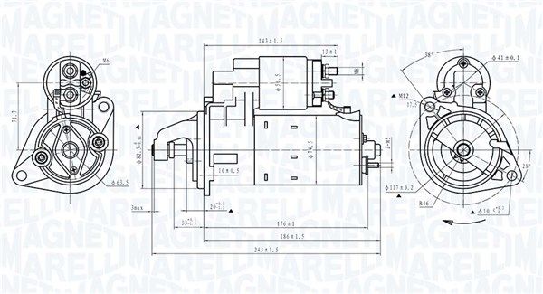 MAGNETI MARELLI 063720372010 Starter