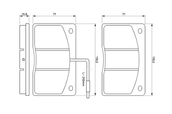 Brake Pad Set, disc brake-5