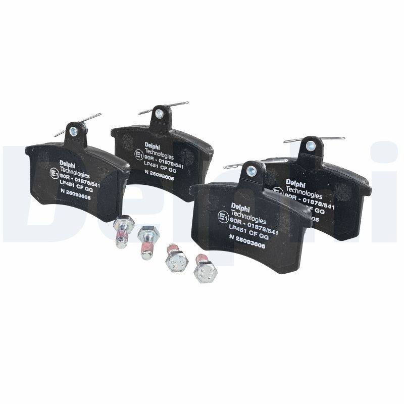 DELPHI LP451 Brake pad set, disc brake