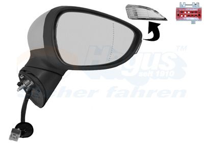 VAN WEZEL 1808818 Exterior mirror