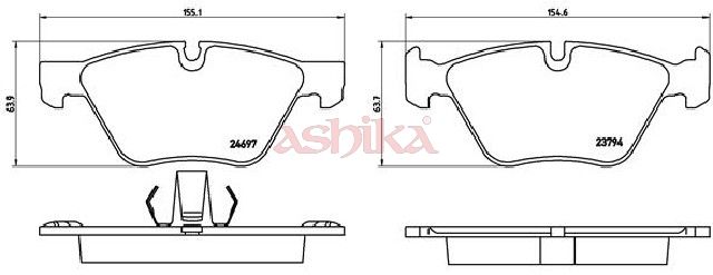 Brake Pad Set, disc brake-1